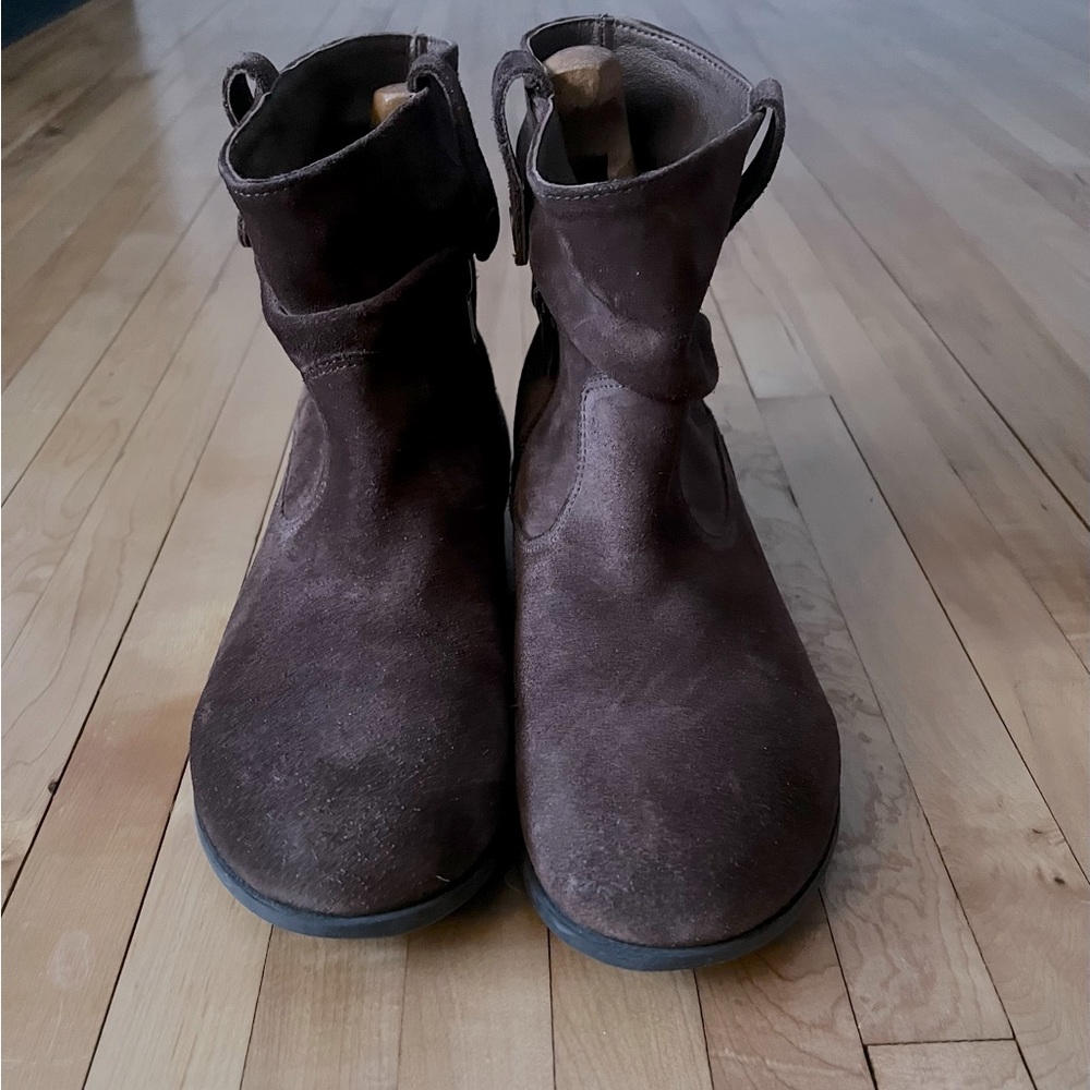 Birkenstock women Sarnia waxed suede boots in espresso eur 40